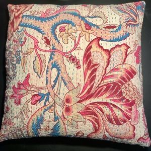 Hand stitched cushion cover